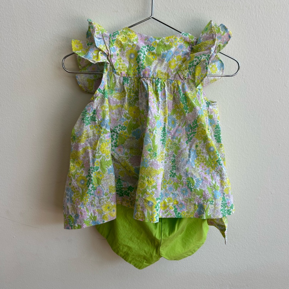 Jacadi Paris Liberty Print tunic with matching shorts